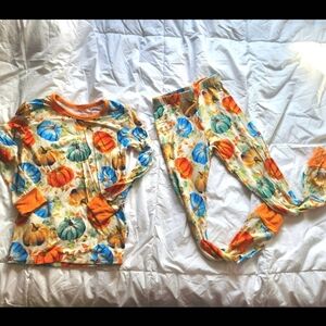 4T Bamboo Pumpkin Pjs